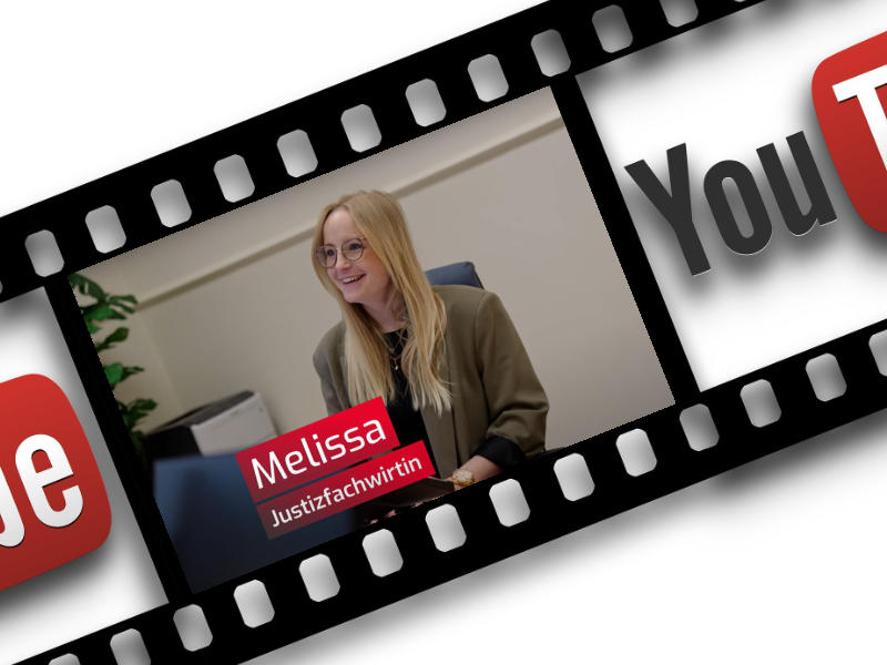 Bild aus dem Youtube-Video des Berufsfilms Justizfachwirt