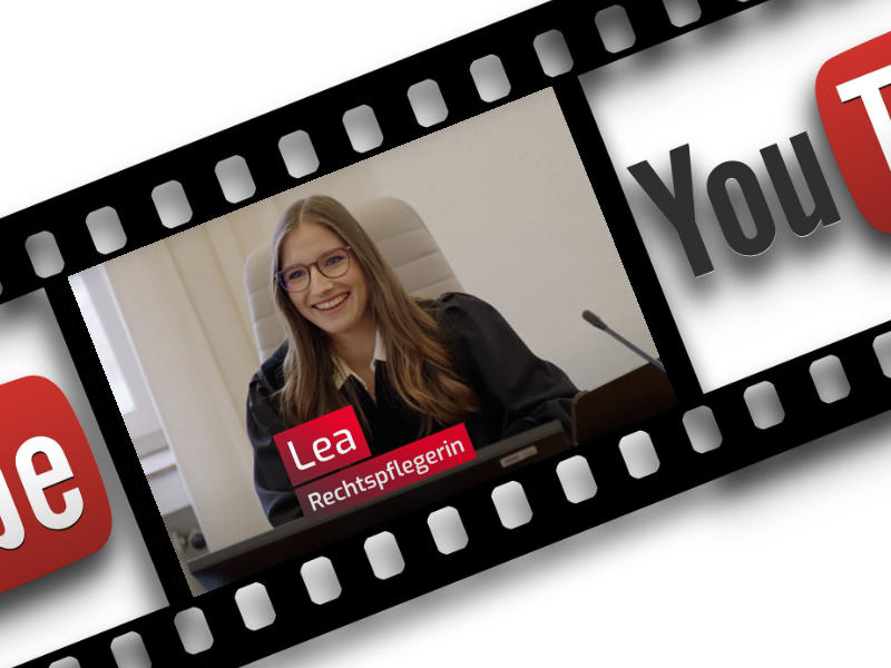 Bild aus dem Youtube-Video des Berufsfilms Diplom-Rechtspfleger